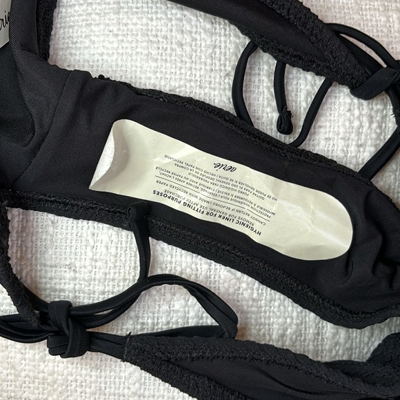 NWT Aerie Crinkle Cheekiest Tie Bikini Bottoms - Picture 8 of 8